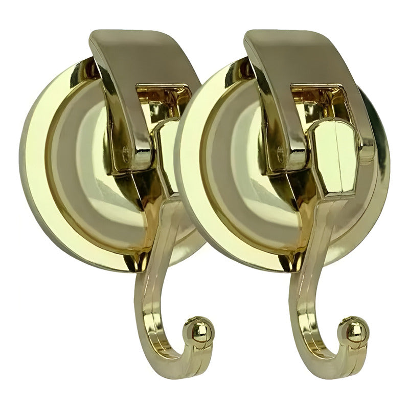 Ganchos Para Toalla X2 Unid Con Ventosa Toallero Baño Cocina