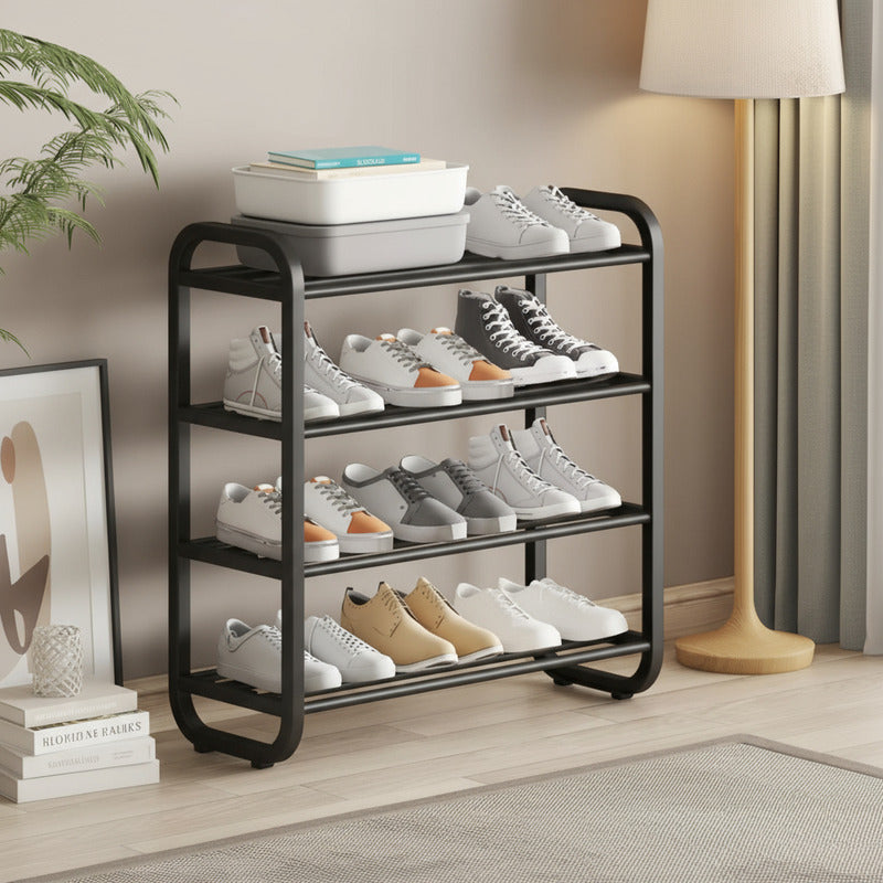 Zapatera De 4 Pisos Organizador De Zapatos Y Calzado Estable