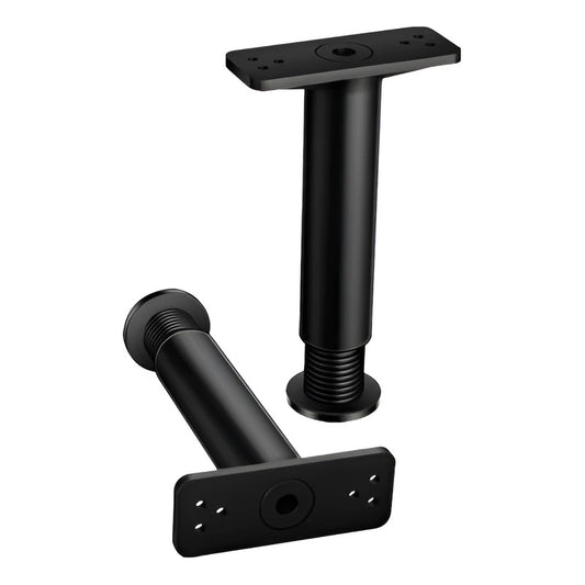 Patas Ajustables Para Cama Y Mesa X4 Unid Negra 20 A 35 Cm