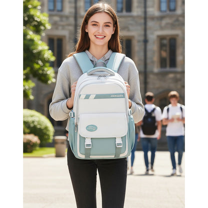 Mochila Escolar Liceal Unisex Impermeable Viaje Jianglida