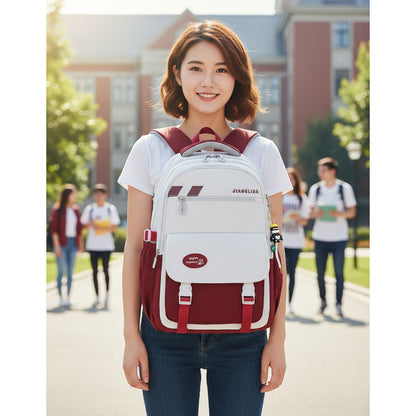 Mochila Escolar Liceal Unisex Impermeable Viaje Jianglida