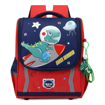 Mochila Escolar Infantil Impermeable Unicornio Dinosaurio