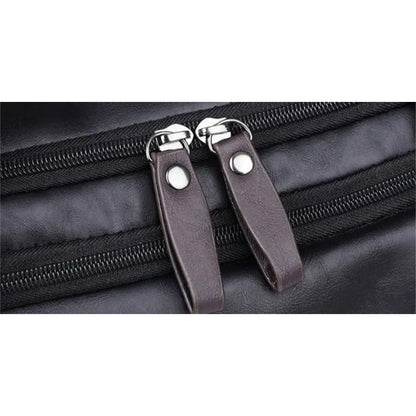 Bolso De Mano Eco Cuero Viaje Entrenamiento Hombre Moda Negro Lisa