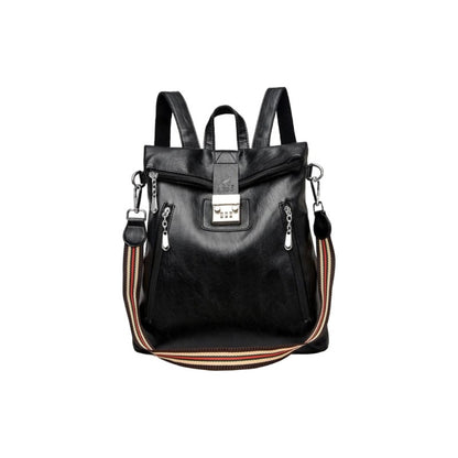 Mochila Cartera Bolso Antirrobo Eco Cuero Moda Dama Numérica
