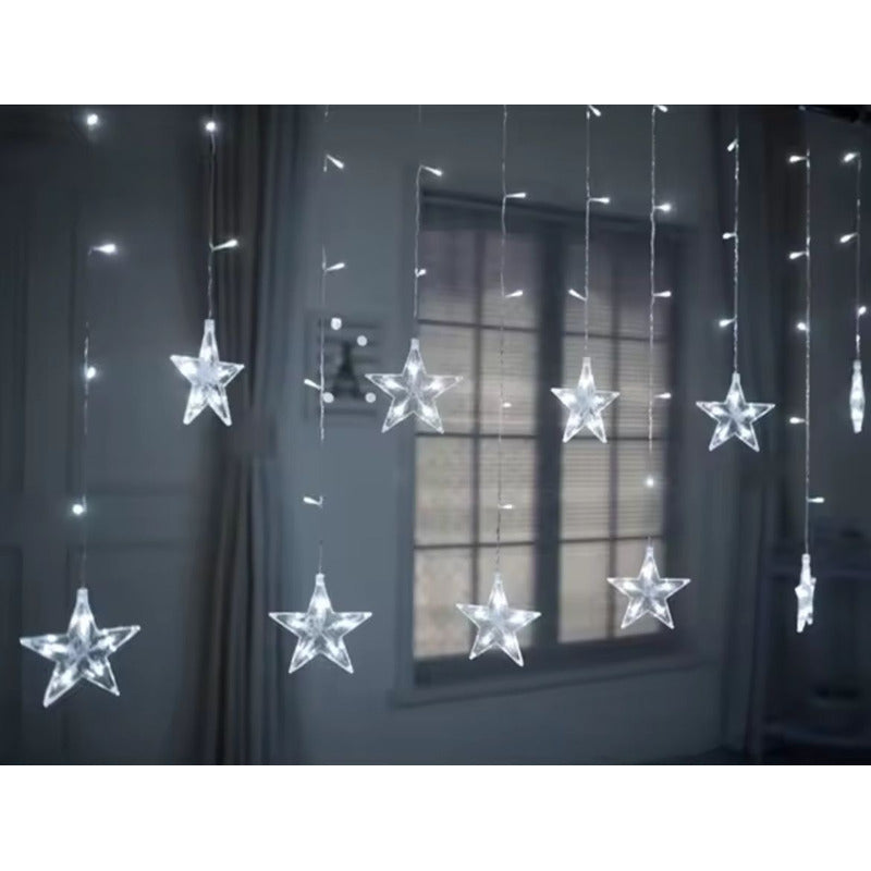 Guirnalda Luz Estrellas Led 4m Con 19 Ramos Luces Hogar Fría