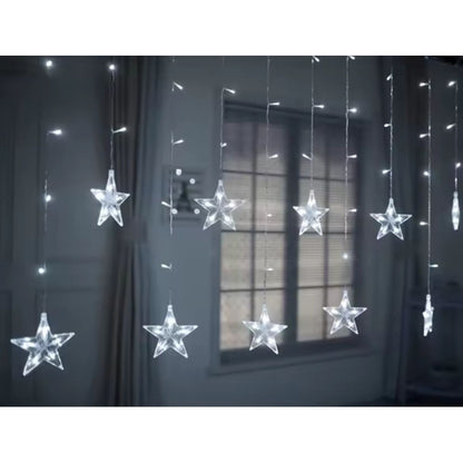 Guirnalda Luz Estrellas Led 4m Con 19 Ramos Luces Hogar Fría