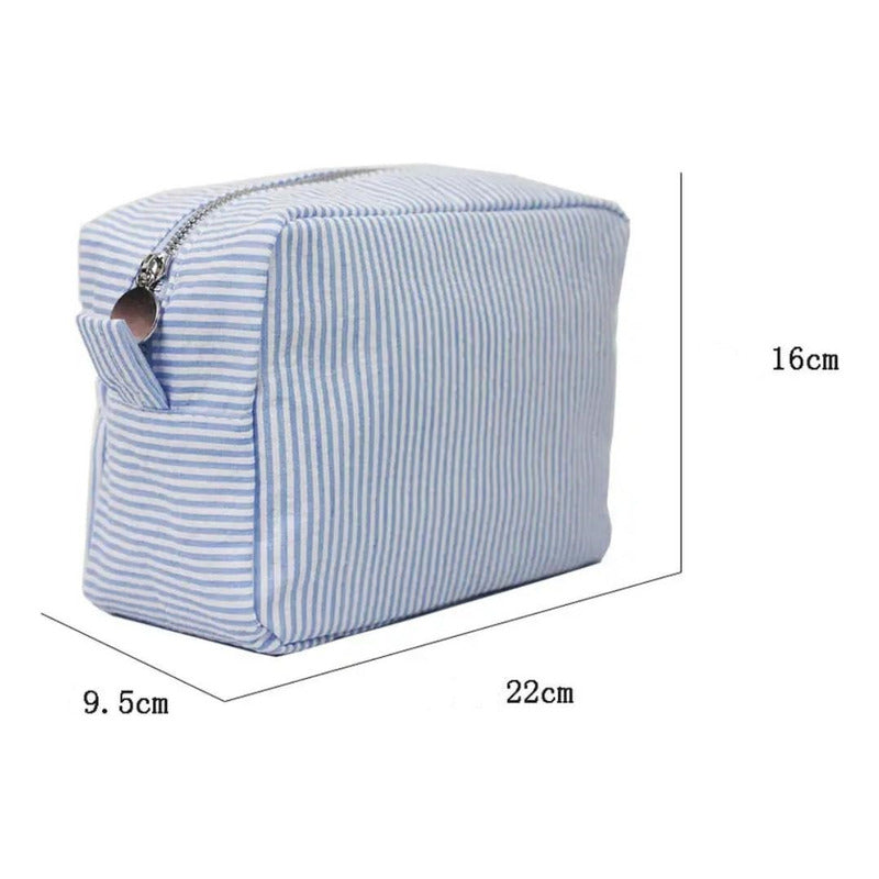 Neceser De Tela Organizador De Viaje Porta Cosméticos Dama