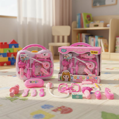 Juguete De Doctor Infantil Valija Set Juego De Roles Niños