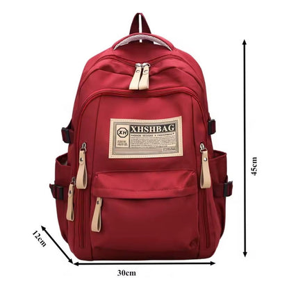Mochila Escolar Impermeable Urbana Unisex Viaje Resistente Negro