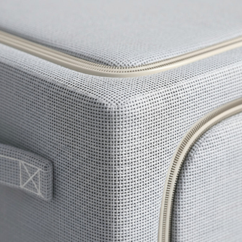 Caja Organizadora De Ropa Multiuso Para Ropero 50x40x33cm Gris