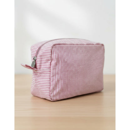 Neceser De Tela Organizador De Viaje Porta Cosméticos Dama