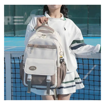 Mochila Escolar Liceal Unisex Impermeable Viaje Jianglida