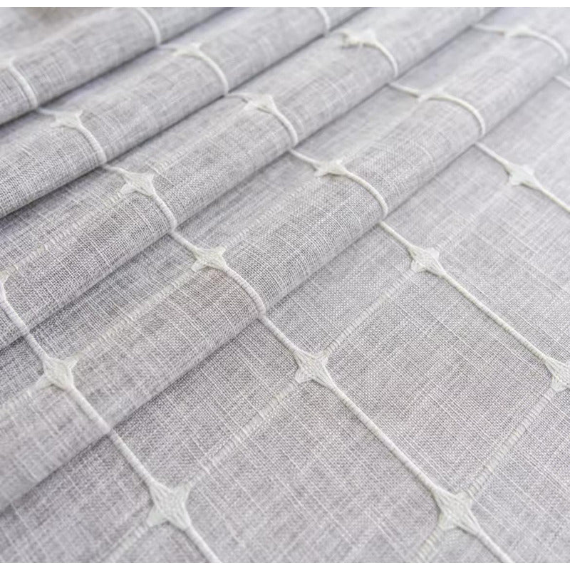 Mantel De Lino Y Algodón Redondo 150cm Nórdico Elegante Moda Beige