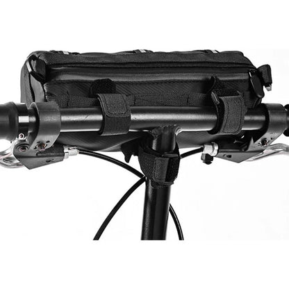 Bolso De Bici Bicicleta Impermeable Para Cuadro Y Manillar Negro