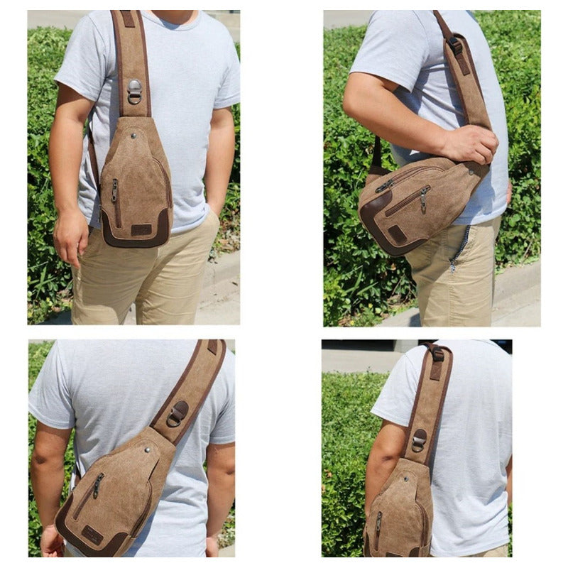 Mochila Cruzada Bandolera Bolso De Pecho Morral Urbano