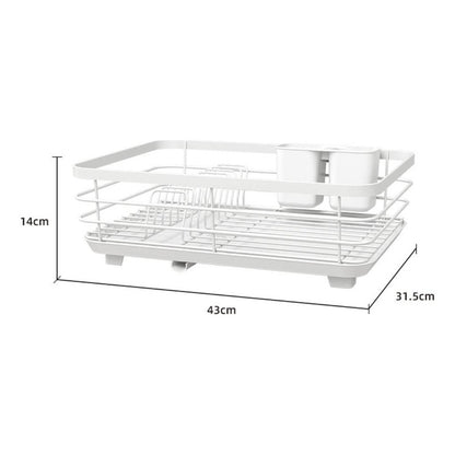 Escurreplatos Secaplatos De Vajilla Con Bandeja Y Desagüe