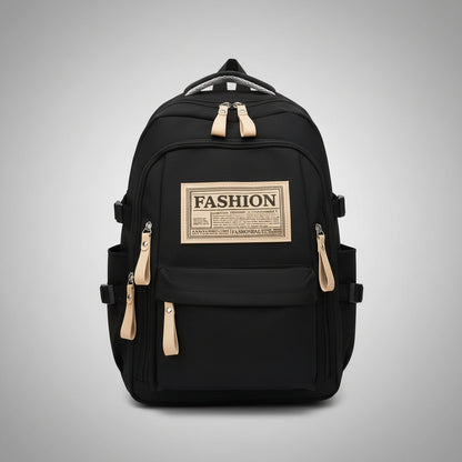 Mochila Escolar Impermeable Urbana Unisex Viaje Resistente Negro