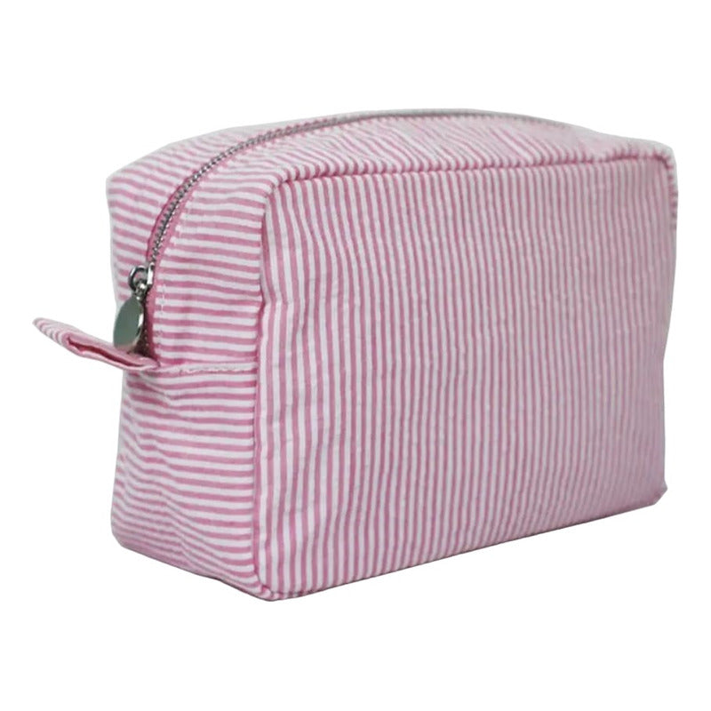 Neceser De Tela Organizador De Viaje Porta Cosméticos Dama