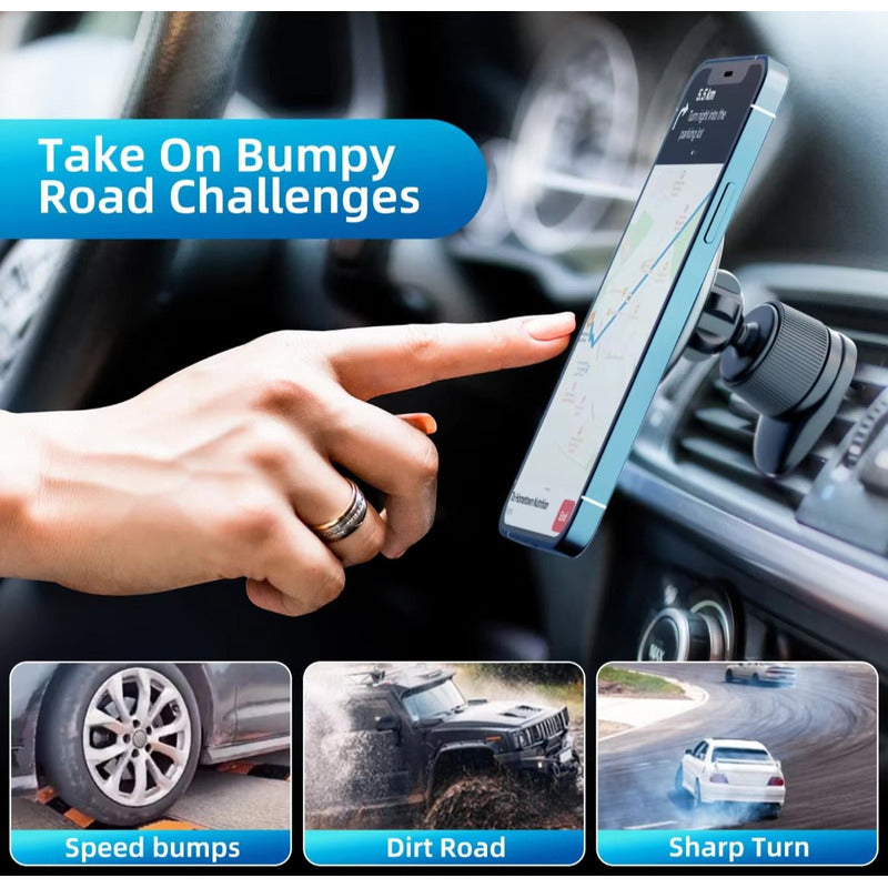 Soporte Magnético Para Celular Para Auto 360º Redondo