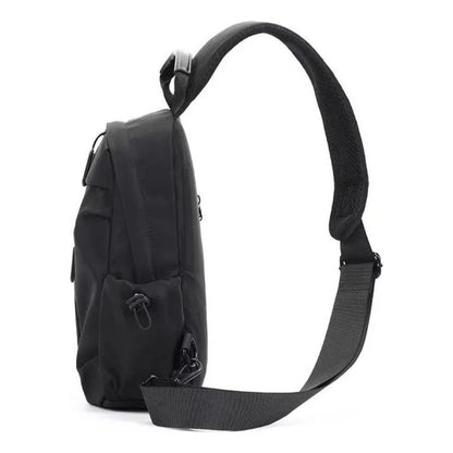 Mochila Bandolera Impermeable Bolso Pecho Cierre Al Medio