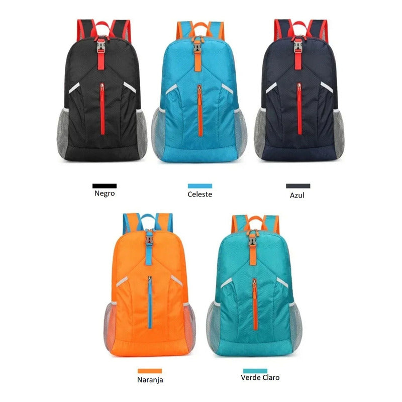 Mochila Deportiva Impermeable Unisex Urbana Bolsa Plegable