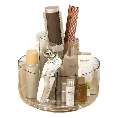 Organizador De Maquillaje Y Cosméticos Giratorio Elegante 1 Transparente