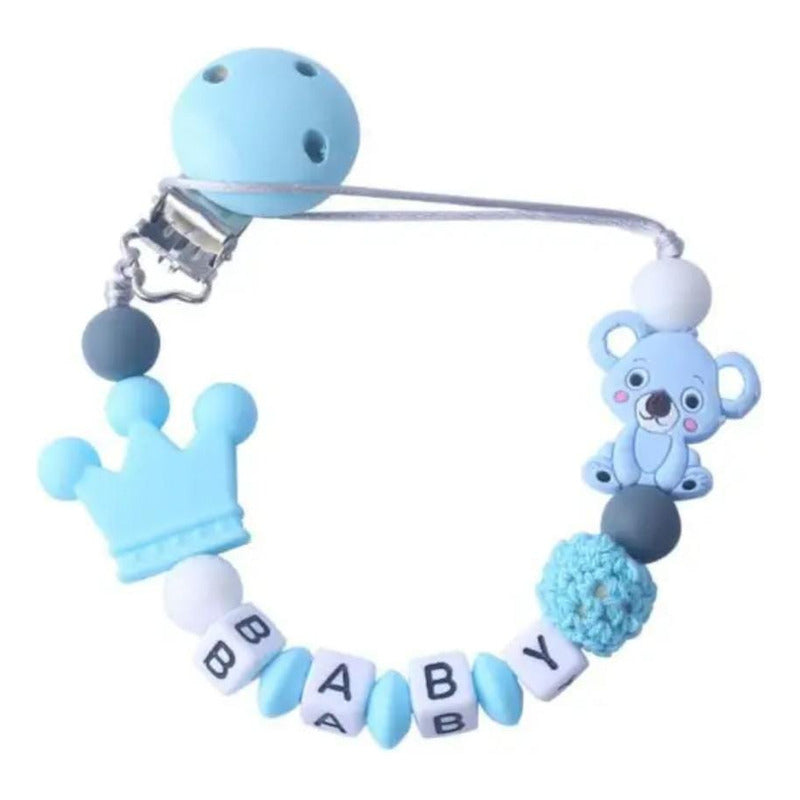 Soporte Cadena Para Chupete Silicona Chupetero Koala Bebé