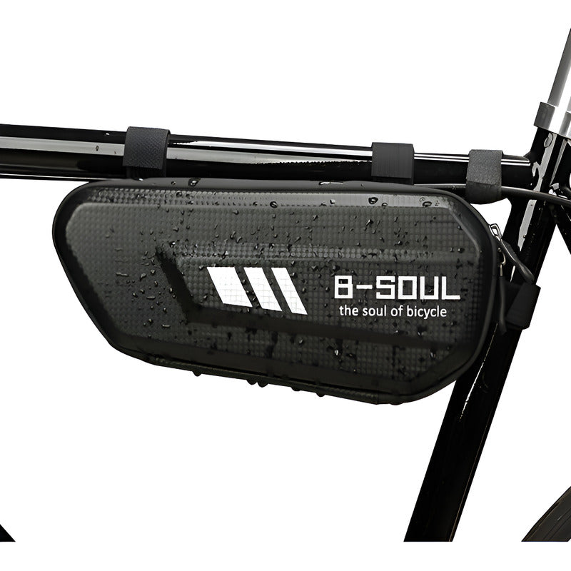 Bolso De Bicicleta Bici Bolsa Impermeable Rígido Anticaídas Negro