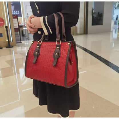 Set 3 Cartera Y Bolso De Mano Mujer Eco Cuero Dama Elegante Negro Lisa
