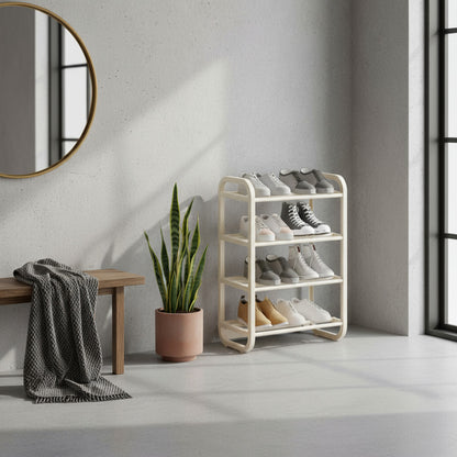 Zapatera De 4 Pisos Organizador De Zapatos Y Calzado Estable