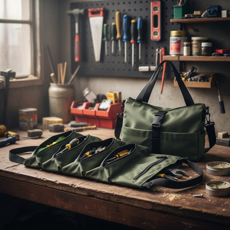 Bolso Para Herramientas Bolsa Portátil 5 Bolsillos