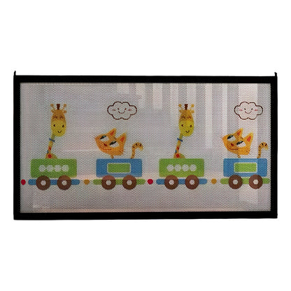 Barrera De Seguridad Para Escalera Bebes Malla Separadora Gr