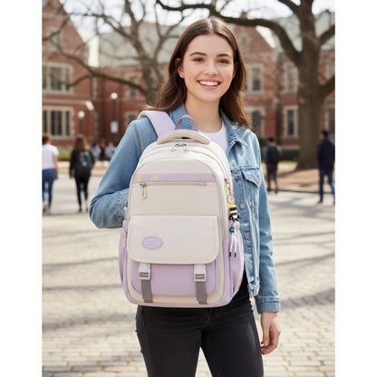 Mochila Escolar Liceal Unisex Impermeable Viaje Jianglida