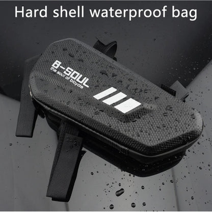 Bolso De Bicicleta Bici Bolsa Impermeable Rígido Anticaídas Negro