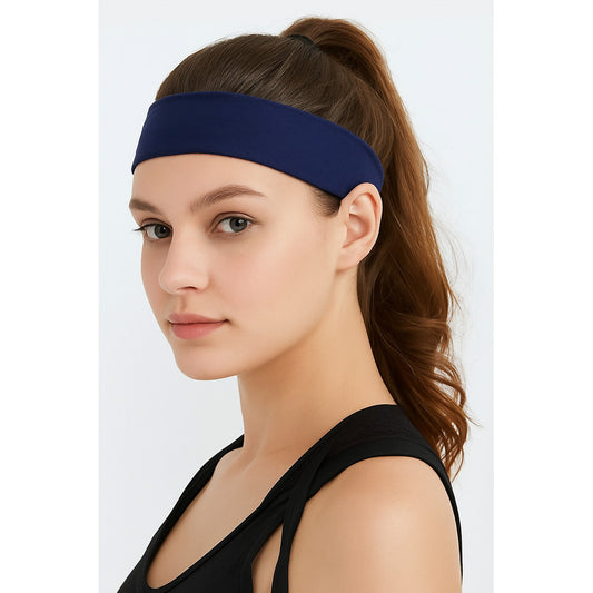 Diadema Deportiva X1 Vincha Para Deporte Elástica Colores Azul