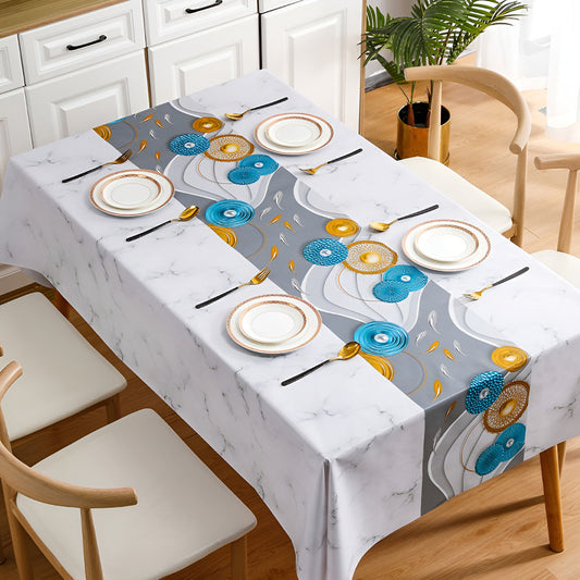 Mantel Para Comedor Impermeable Decorativos Diseño 180x140cm