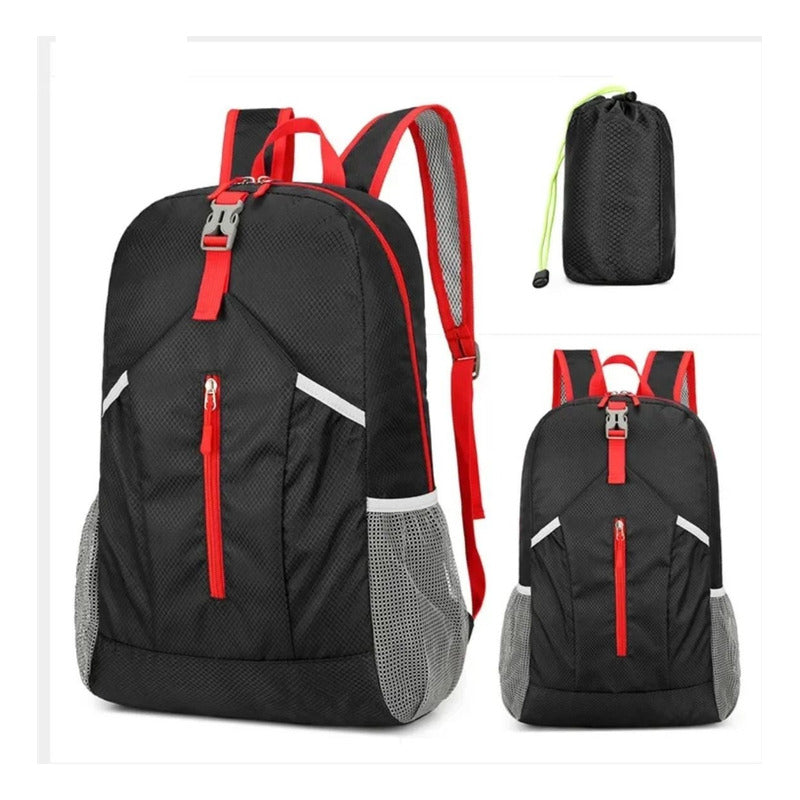 Mochila Deportiva Impermeable Unisex Urbana Bolsa Plegable
