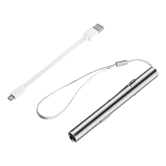 Mini Linterna Led Recargable Usb Táctica Portátil Bolsillo