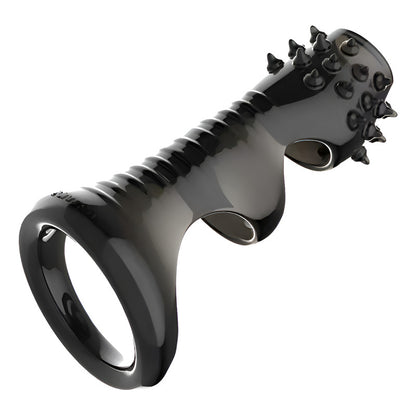 Anillo Consolador Masculino De Silicona Estimula Erección Negro