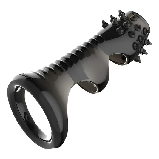 Anillo Consolador Masculino De Silicona Estimula Erección Negro