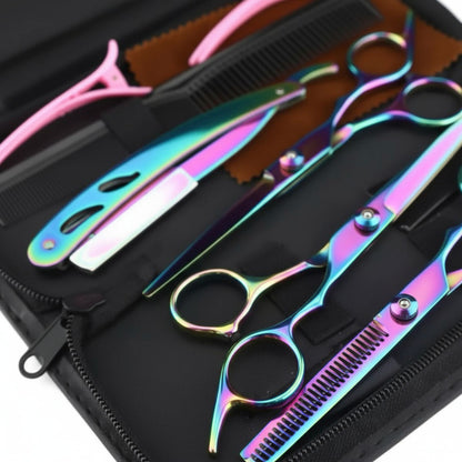 Tijeras De Peluqueria Profesional Set X3 Con Estuche