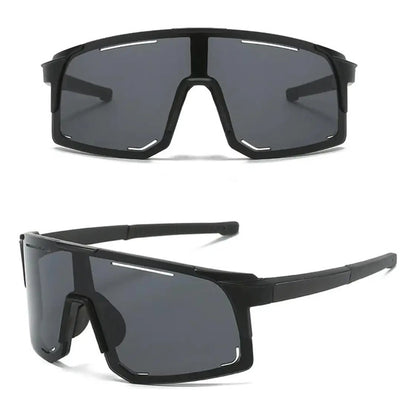 Lentes De Ciclismo Deporte Polarizados Protección Uv Unisex  Negro