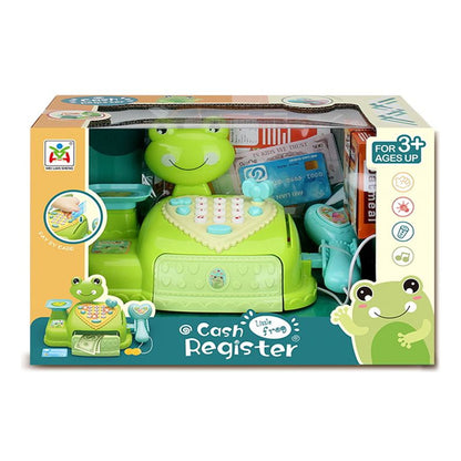 Juguete Caja Registradora Para Niños Con Música Y Luz Rana Rana