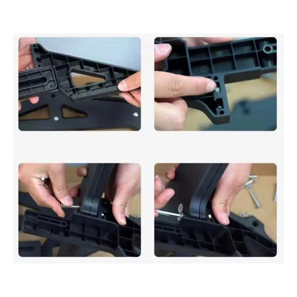 Soporte Para Estacionar Bicicleta Ajustable Resistente Negro Negro