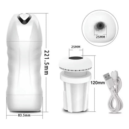 Consolador Masculino Vagina Juguete Sexual Con Vibración Usb