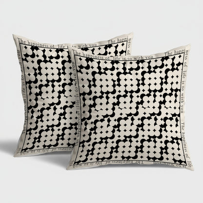 Fundas De Almohadón X2 Decoración Hogar Casa Microfibra Cod2