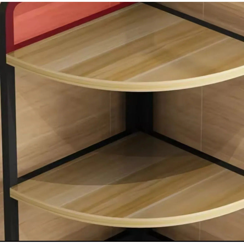 Estante Esquinero Organizador De Cocina 3 Niveles Multiuso Marrón