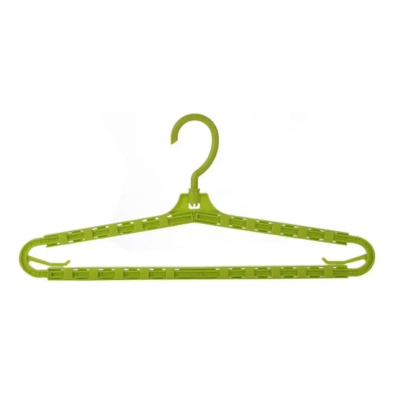 Perchas X6 Plásticas Colgar Ropa Extensible 41cm A 69cm