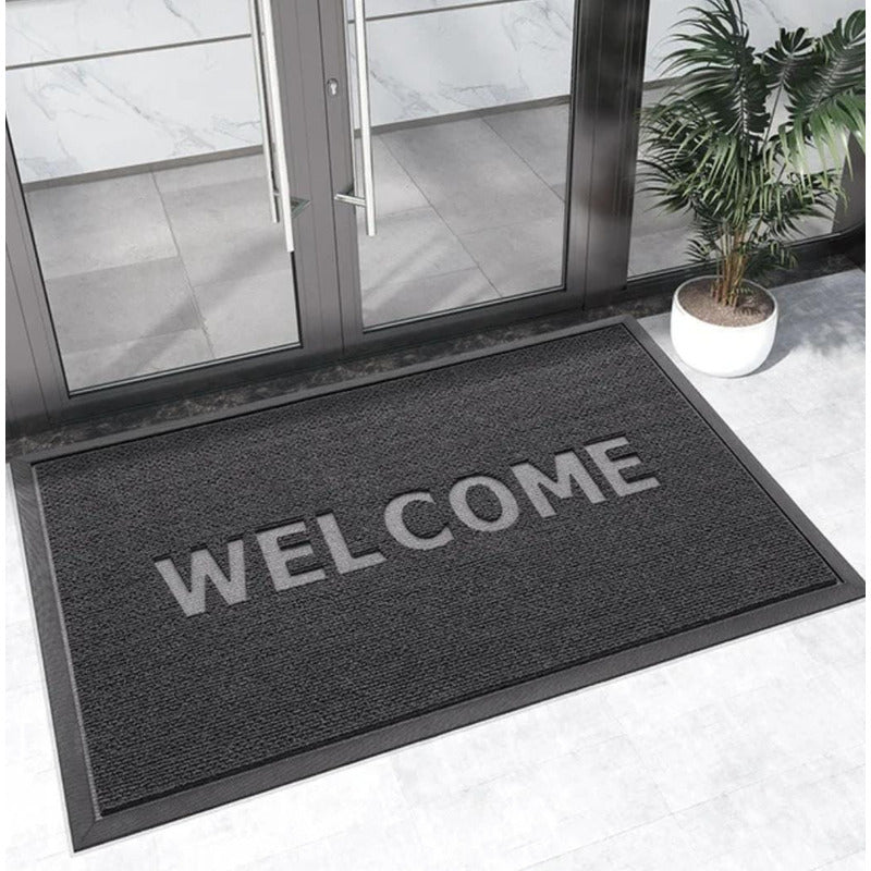 Alfombra De Entrada A Casa Hogar Felpudo Bienvenido Welcome