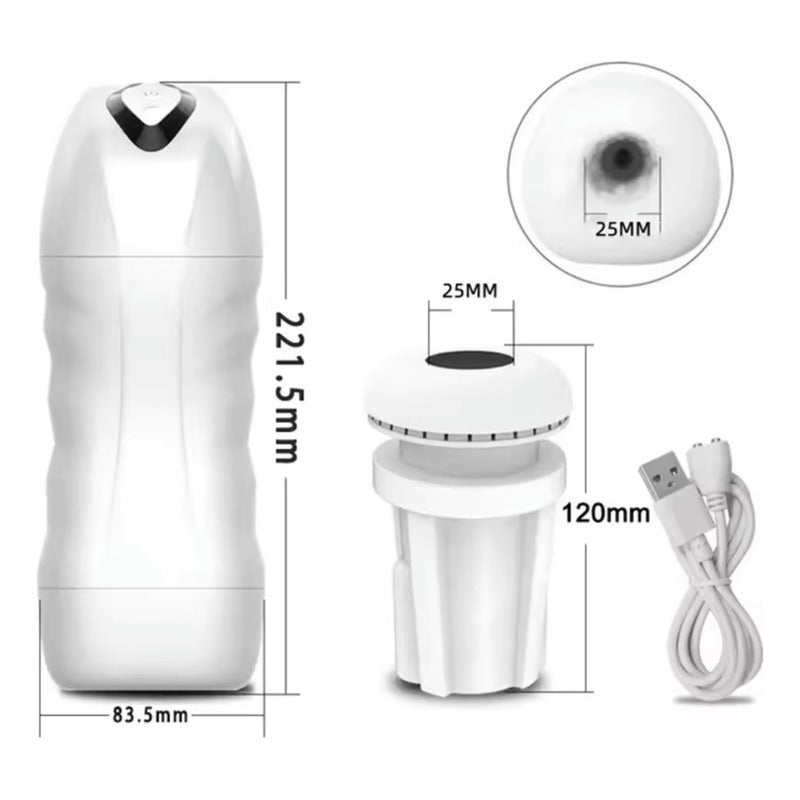 Consolador Masculino Vagina Juguete Sexual Con Vibración Usb